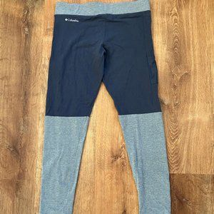 Columbia Gray Tights Leggings Large